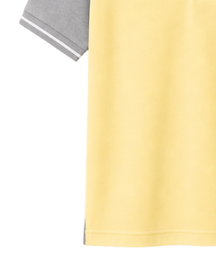 Camiseta Polo Personalizada para Hombre en Color Pastel Amarillo Grisáceo, Ropa Deportiva Casual de Verano, Transpirable, Camiseta de Golf, Moda Atlética Premium - Product Image 5
