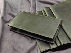 Luxury Genuine Leather Menu Holder Vintage Cowhide Menu <b>Folder</b> Restaurant Menu Cover Custom Wine Sleeve LMC-0155 - Product Image 3