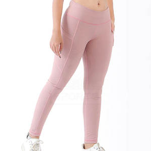Leggings Deportivos para Mujer, Hechos en Pakistán, de Alta Calidad, Transpirables, Cintura Media, Largos, Tejido de Punto, Precio Razonable - Product Image 4