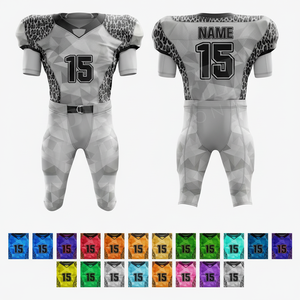 Customized Logo Design Football Jersey Pants Uniform Set Flexible Sports Clothing For University Team Practice American Football - Product Image 1
