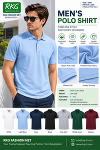 Polo en tricot respirant pour homme - Product Image 2