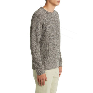 Pull en maille gris à col rond pour homme, 100 % acrylique, coupe classique, hiver, couleur unie, anti-boulochage, meilleure qualité, nouveauté pour homme - Product Image 4