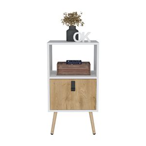TOKA โต๊ะข้างเตียงทรงสูงพร้อมลิ้นชักอเนกประสงค์และที่เก็บของ - Product Image 6