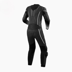 Combinaison de moto noire à manches longues pour homme, respirante, toutes saisons, qualité supérieure, résistante, personnalisable OEM, coupe-vent - Product Image 3