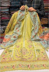 Costume Salwar Kameez 3 pièces pour femmes de qualité supérieure, style pakistanais, robes de fête et de mariage, dernier design, vêtements tendance - Product Image 2