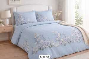 Luxury Microfiber Bedsheet Featuring 125 GSM Fabric and Solid Color Pattern for <b>Comfortable</b> Bedroom Hotel and Home - Product Image 3