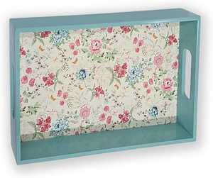 Plateau de service moderne en MDF laqué, compatible lave-vaisselle, organisateur alimentaire décoratif de qualité supérieure pour cuisine, salle à manger, maison, hôtel, café - Product Image 4