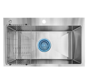 Hot Selling Wide Hairline 304 Stainless Steel Handmade <b>kitchen</b> <b>Sink</b> Single bowl directly from Vietnam factory with good prices - Product Image 4