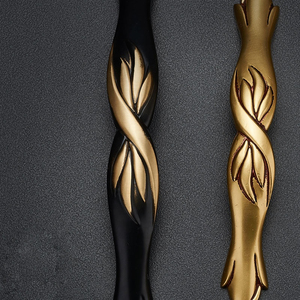 Nouvelles poignées de meuble en alliage de zinc, style moderne, nickel brossé doré, pour chambre, salon, entrepôt, hôtel, entrée extérieure - Product Image 5