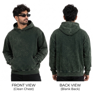 Breathable Material Made Quick Dry Men Acid <b>Wash</b> Hoodie Wholesale Custom Heavyweight Washed Hoodie For <b>Boys</b> - Product Image 6