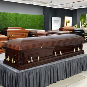 Serenity DSP Fabricación de alta calidad CKT2007 Estilo norteamericano Ataúd de madera Ataúdes funerarios Urnas Venta al por mayor directa - Product Image 4