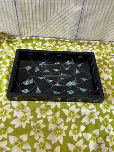 ถาดเสิร์ฟหอยมุกสำหรับช็อคโกแลตและขนมหวานทำด้วยมือสไตล์อาหรับหรูหราระดับราชวงศ์ - Product Image 4