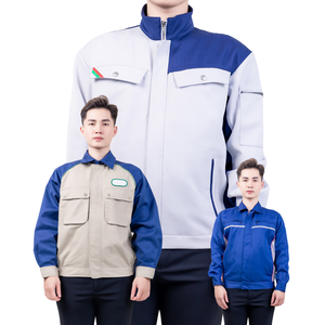 Meilleur prix Veste de travail durable pour homme Design privé personnalisé Uniforme de construction longue taille courte OEM/ODM - Product Image 1