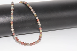 Perles rondes à facettes en diamant multicolore naturel 4.5-6mm 38 cm Perle rondelle fantaisie pour la fabrication de bijoux en pierre naturelle - Product Image 5