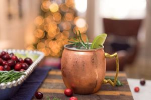 <b>Copper</b> mule mug set for luxury evening refreshment culture hammered finish metal <b>cups</b> durable reusable serving party mugs - Product Image 3