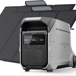 Solar <b>Generator</b>, 120/240V 4000W AC Output, Solar <b>Generator</b> <b>for</b> Home Use, <b>Camping</b> Accessories, Emergencies, Power Outages, RVs - Product Image 1