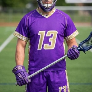 Nouveau design, meilleure qualité, maillot de lacrosse sans manches imprimé, tissu en maille 100% polyester, respirant, séchage rapide, antibactérien, OEM - Product Image 2