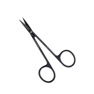 Tijeras Quirúrgicas de Precisión de Alta Calidad, Curvadas Iris, Delicadas, con Corte Superfino, Línea Negra, para Oftalmología y Microcirugía - Product Image 3