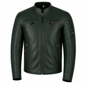 Chaqueta de Motociclista Personalizada de Alta Calidad, Unisex, Transpirable, Diseño Personalizado de Moda para Carreras, Chaqueta de Cuero Personalizada al por Mayor - Product Image 3