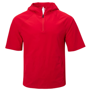 Veste Cage avec col montant et logo frontal, maille respirante, légère et confortable, séchage rapide, veste pour homme écologique - Product Image 4