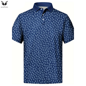 เสื้อโปโลชายปี 2026 สำหรับใส่ในชีวิตประจำวันและกิจกรรมกลางแจ้ง คุณภาพดีที่สุด พิมพ์ลายแบบซับลิเมชั่น ทันสมัย - Product Image 1