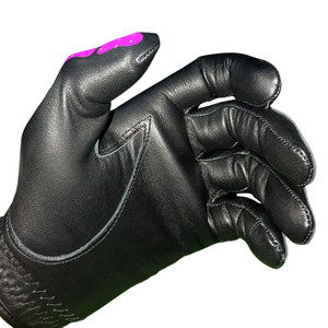 Guante de Golf de Cuero Genuino con Estampado de Esqueleto Rosa, Cierre de Gancho y Bucle, Antideslizante, para Mano Derecha, Unisex, Deportivo - Product Image 5