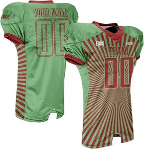 Diseño de Logotipo Personalizado Impreso en Camiseta de Fútbol Americano Unisex de Primera Calidad, Camiseta de Fútbol Americano Personalizada - Product Image 4