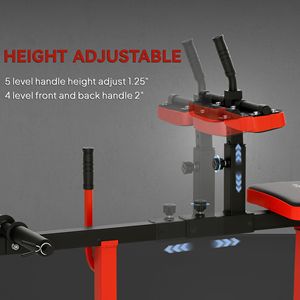 Appareil de musculation réglable en acier pour soulevé de mollets assis, rouge, pour l'entraînement de force des cuisses et des exercices musculaires - Product Image 4