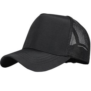 OEM logo Custom Solid Color Truck <b>Hat</b> Adjustable Size Waterproof Casual Sports Cap Mesh Baseball Cap - Product Image 1