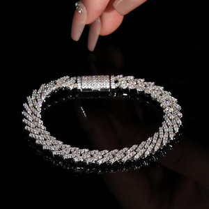 Pulsera de Lujo HAD JEWELL con Doble Hilera de Perlas de Agua Dulce y Moissanita Plateada, Joyería Fina Unisex - Product Image 6