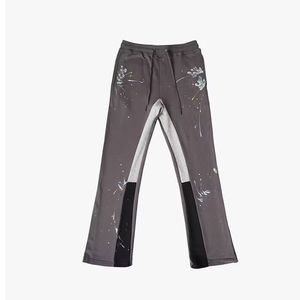High Quality Lightweight Cotton Eco-Friendly Breathable Casual Drawstring Closure Customizable Men's Sweatpants Washed <b>Pants</b> - Product Image 1