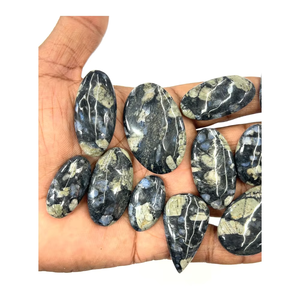 Vente en gros de pierres précieuses naturelles Qserra en vrac, cabochons de formes et tailles variées, 4-16 mm environ, changement de couleur pour la fabrication de bijoux - Product Image 2