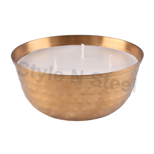 Portavelas MV HM Dorado para Velas de Té Aromáticas para Navidad, Pascua, Cumpleaños, San Valentín, Diwali, Bares y Festividades - Product Image 2