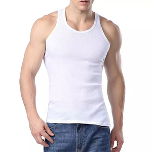 Camiseta sin Mangas para Hombre, Estilo Urbano Clásico, 100% Algodón, Transpirable, de Secado Rápido, Ligera, Personalizable, de Alta Calidad para Gimnasio - Product Image 1