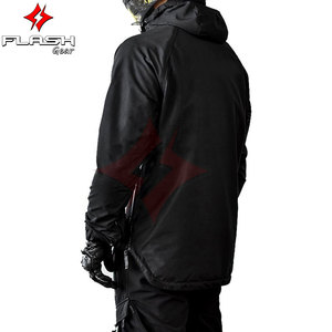 Sudadera con Capucha para Motocicleta de Una Sola Capa Personalizada para Hombre, Armadura CE, Protectores Extraíbles, Poliéster Grueso Transpirable, para Todas las Estaciones, Invierno - Product Image 5