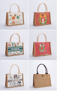 Sac à main en jute fait main et durable pour les courses et le marché - Product Image 5