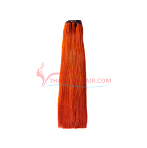 ¡MEGA VENTA! Extensiones de cabello humano Remy virgen de Thanh an Hair, extensiones de cabello humano liso y sedoso de color al por mayor - Product Image 3