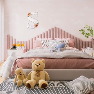 Grandi Lettere in Legno Rustico da 12 Pollici, Insegne Decorative a Forma di Girasole per Arredamento Casa - Product Image 2