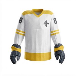 Uniforme de Hockey sobre Hielo RIVIAN ATLANTIC 100% Poliéster, Impresión por Transferencia de Calor, Color Sólido, Calidad Premium para Hombre - Product Image 6