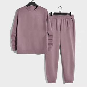 Conjunto de Sudadera y Pantalones Deportivos para Mujer, Cuello Redondo, Color Sólido, Casual, Invierno, Ecológico, Poliéster/Algodón Transpirable - Product Image 1