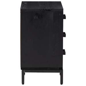 Ensemble de 2 tables de chevet noires, meubles de chambre élégants et pratiques - Product Image 6