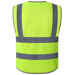 customized high-visibility reflective safety vests Safety protective clothing for <b>construction</b> and road workers - Product Image 1