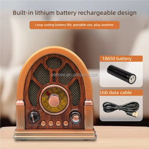 Radio rétro vintage NS-7228BT NNS avec haut-parleur, Bluetooth, USB, TF, <span class=keywords><strong>FM</strong></span>, AM, SW, radio de bureau portable décorative - Product Image 6