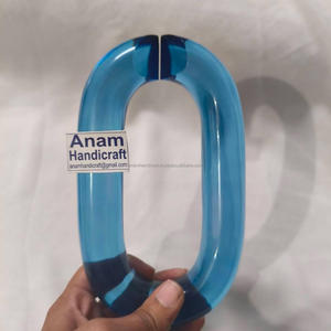 Décorations murales en chaîne acrylique modernes personnalisées, ornements en résine modernes faits à la main, suspendus pour la décoration intérieure, prêts pour le festival Diwali - Product Image 1