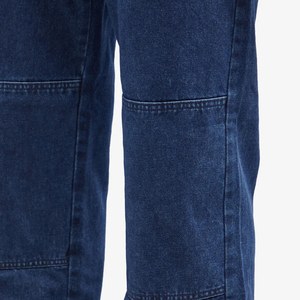 FLY HUMBLE SPORTSWEAR 2026 – Nouveau Jean Carpenter Homme Formel en Denim Tricoté, Double Genou, 5 Poches, 100% Coton, Coupe Droite - Product Image 6