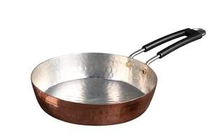 Sartén Decorativa de Cobre Martillado con Mango de Latón, Sartén Hecha a Mano para Cocinar, Freír y Decoración del Hogar, Cocina y Hotel - Product Image 2