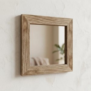 Handmade Rustic Reclaimed <b>Chestnut</b> Wood Mirror - Product Image 2