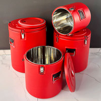 Ensemble de seaux à glace 4-en-1 pour fêtes, refroidisseurs portables, supports pour bouteilles de bière, bacs à boissons ronds pour le voyage et le camping