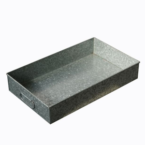 Bandeja Redonda de Metal Galvanizado de la Mejor Calidad con Borde en Tono Cobre y Asas de Cuerda, Plato Decorativo para Decoración de Cocina y Hogar - Product Image 5