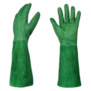 Guantes de Trabajo de Cuero Resistentes al Calor OEM, Guantes de Soldadura Ignífugos con Palma Reforzada para Uso Industrial y de Seguridad - Product Image 4